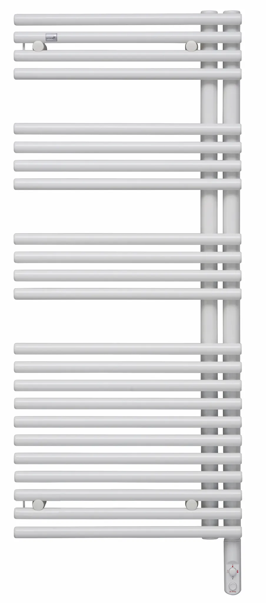 Zehnder Design-Handtuchwärmer „Forma Asym“ 49,6 × 168,1 cm in Titane (glänzend)