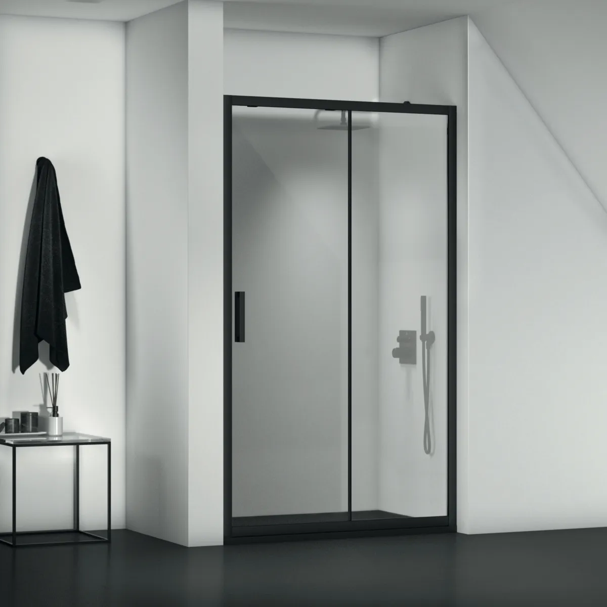 Ideal Standard Duschwanne „UltraFlatS“ 80 × 120 cm in Schiefer