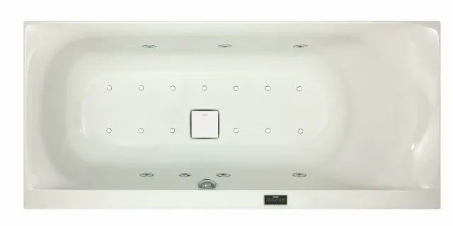 Hoesch Whirlwanne „Spectra“ mit Whirlsystem „Laola II“ viertelkreis 141,6 × 141,6 cm, viertelkreis in Weiß Hoesch Whirlwanne „Spectra“ mit Whirlsystem „Laola II“ viertelkreis 141,6 × 141,6 cm, viertelkreis in Weiß