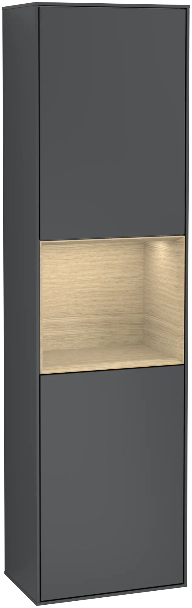 Villeroy & Boch Hochschrank Finion F46, 418x1516x270mm, LED-Beleuchtung, links