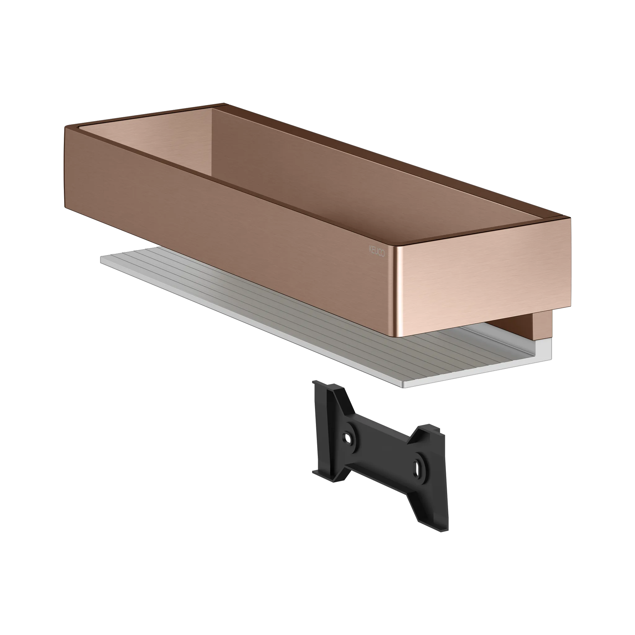 KEUCO EDITION 11 Duschablage Rotgold gebürstet / Alu