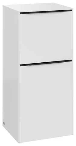 Villeroy & Boch Seitenschrank „Subway 3.0“ 40 × 86 × 36,2 × 36,2 cm 1 Auszug, 1 Tür, Anschlag (Scharnier) links, 1 Tür, Anschlag links