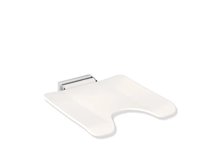 Klappsitz „System 900“ in Signalweiß Klappsitz „System 900“ in Signalweiß