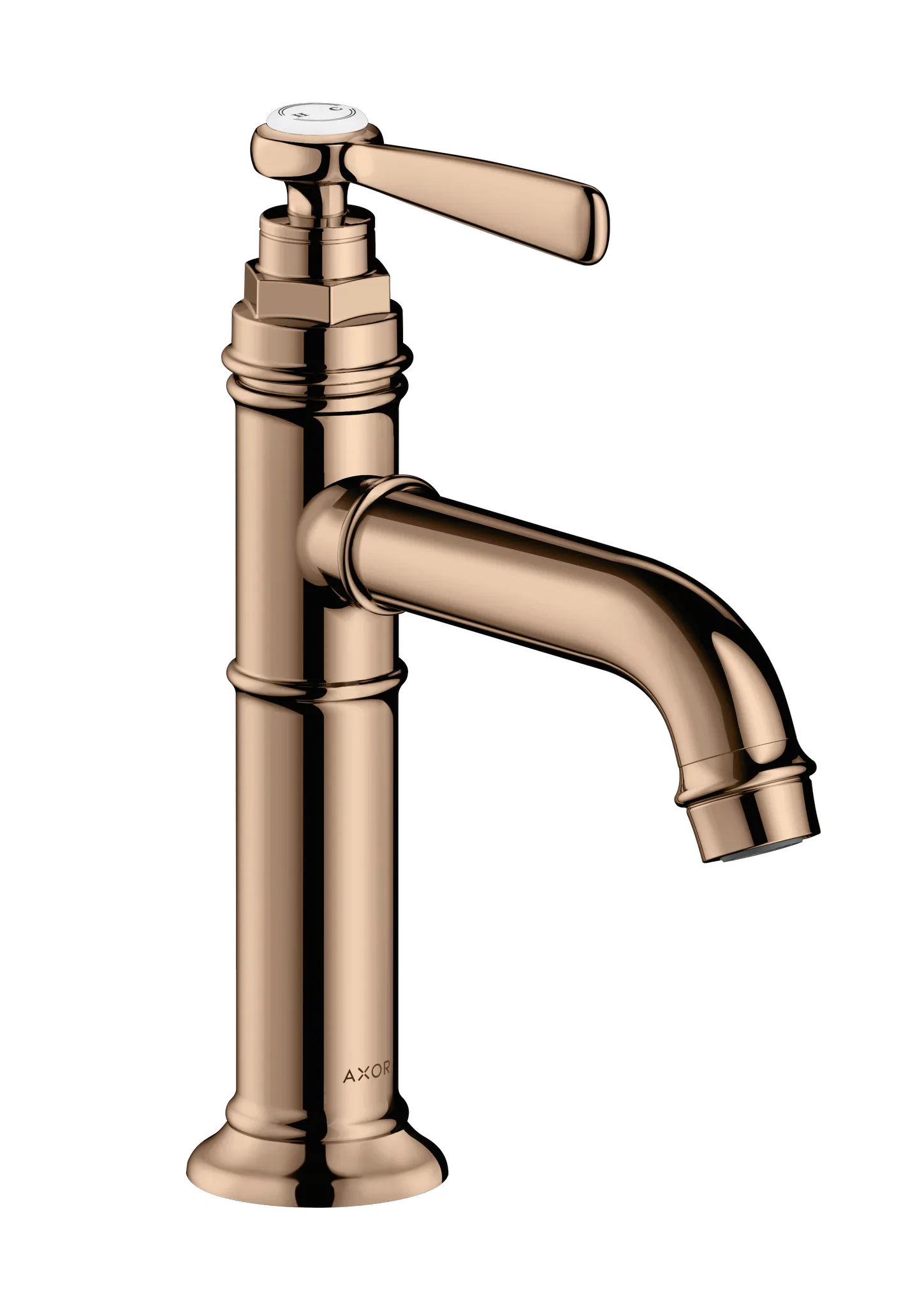 Hansgrohe AXOR Montreux Einhebel-Waschtischmischer 100, Polished Red Gold