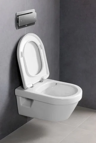 Villeroy & Boch Architectura Tiefspül-WC spülrandlos 5684R0, Oval, wandhängend, 370 x 530 x 325 mm