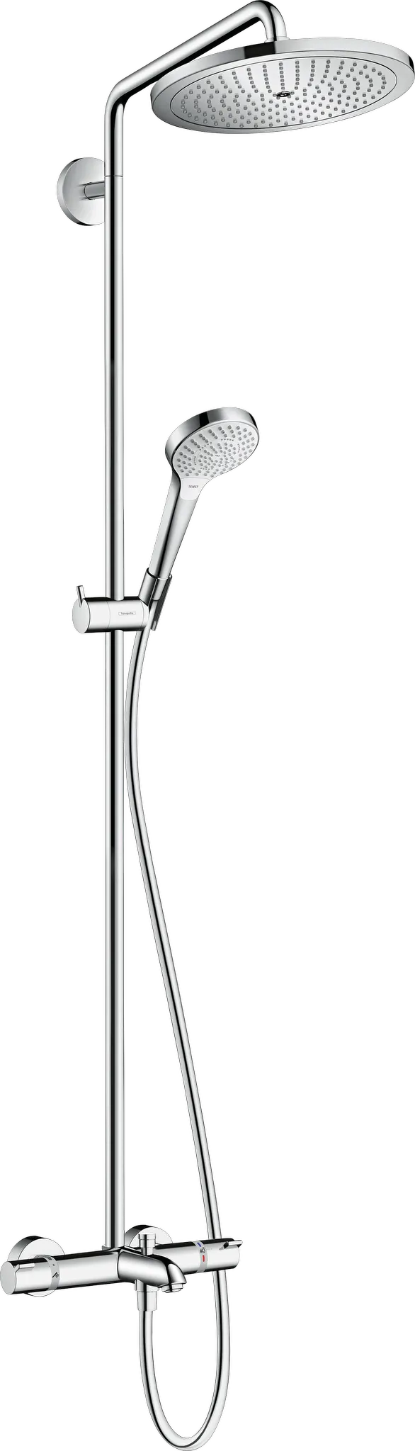 Hansgrohe Croma Select S Showerpipe 280 1jet mit Wannenthermostat, Chrom Hansgrohe Croma Select S Showerpipe 280 1jet mit Wannenthermostat, Chrom