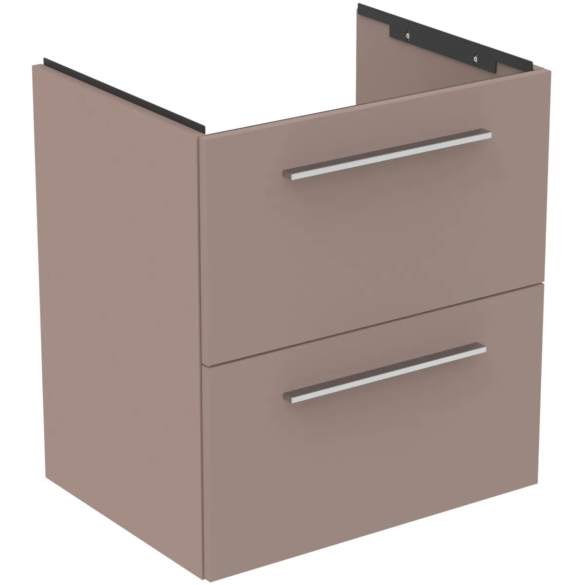 Waschtischunterschrank i.life A 2 Auszüge 580x440x630mm Weiß matt