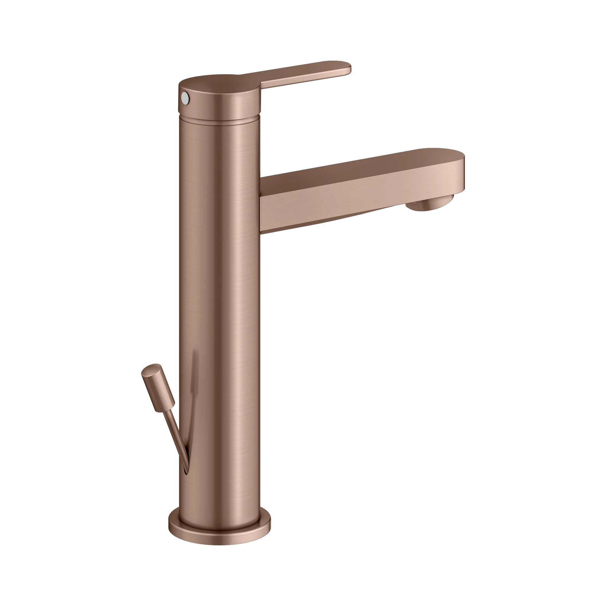 IXMO Einhebel-Waschtischmischer 130 IXMO Flat, Rosette rund Rotgold gebürstet IXMO Einhebel-Waschtischmischer 130 IXMO Flat, Rosette rund Rotgold gebürstet