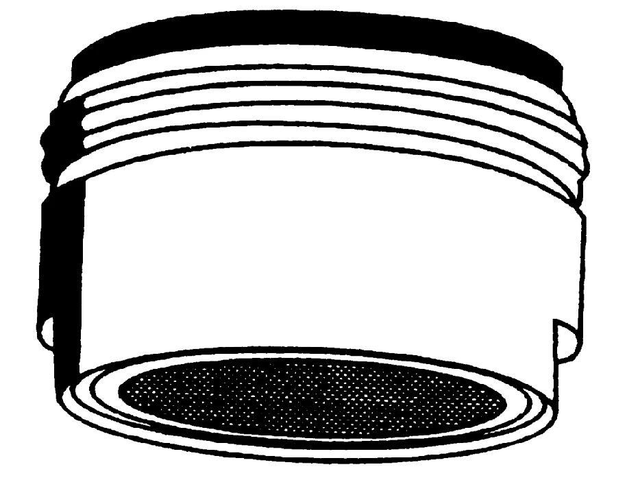 Laminar-Strahlregler 13955, Außengewinde, M 24 x 1, Durchflussklasse: X, chrom