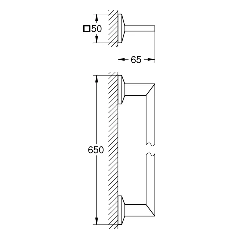 Badetuchhalter Allure Brilliant 40896 Badetuchhalter Allure Brilliant 40896