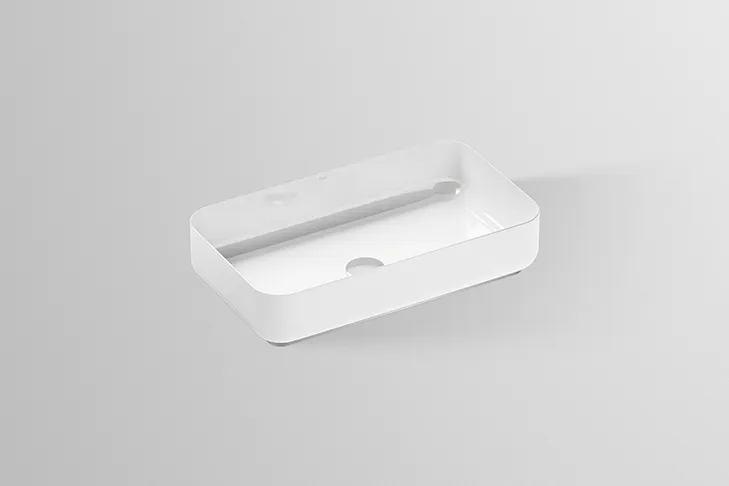 Waschbecken „SR-Serie“ 350 × 118 mm in Alpinweiß, mit ProShield Waschbecken „SR-Serie“ 350 × 118 mm in Alpinweiß, mit ProShield