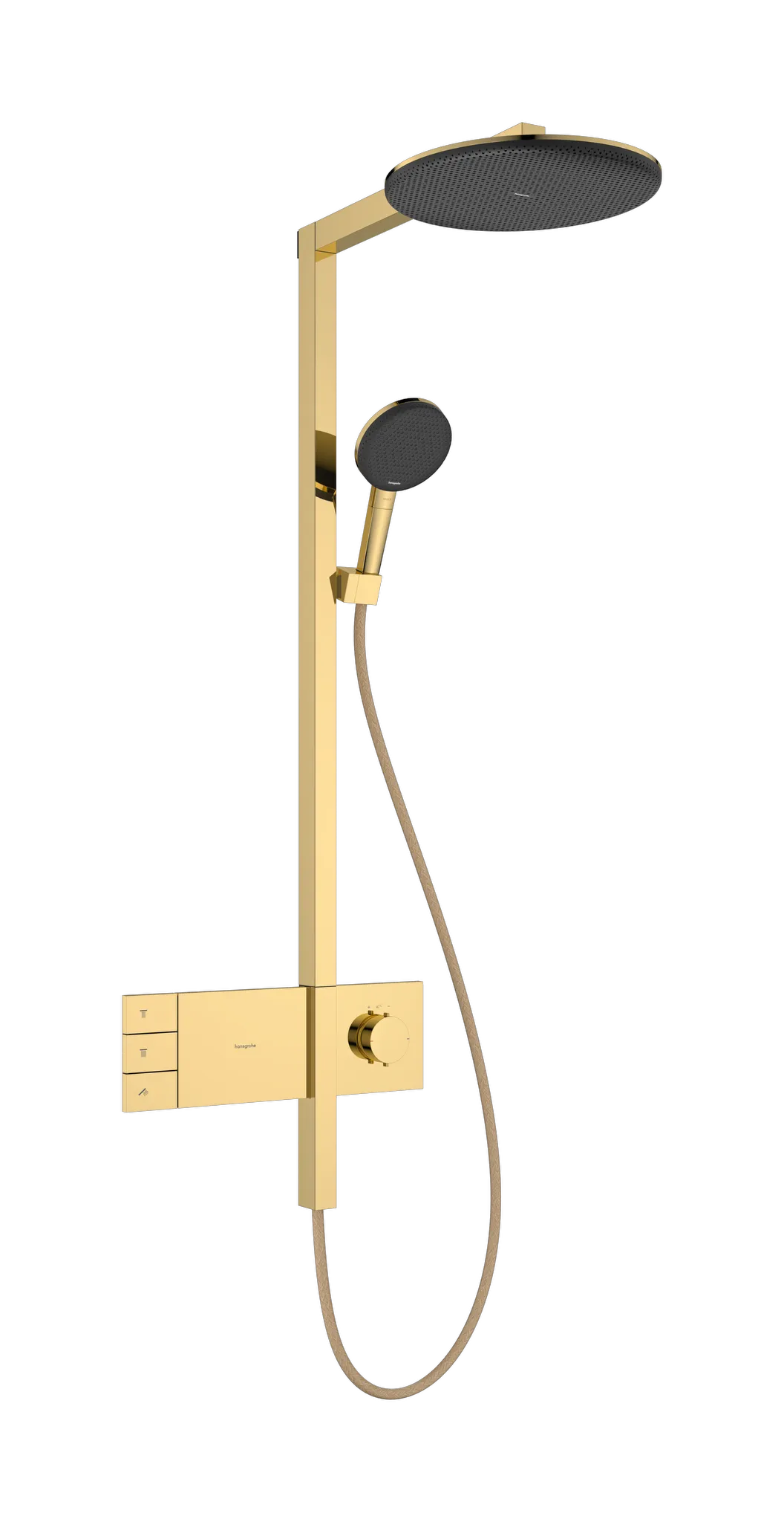 Hansgrohe Raindance Alive S Showerpipe 300 2jet EcoSmart, Polished Gold Optic