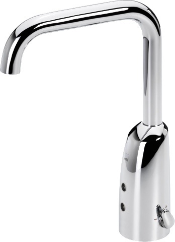 Hansa Waschtischarmatur, elektronisch „Electra“ Ausladung 170 mm in Chrom Hansa Waschtischarmatur, elektronisch „Electra“ Ausladung 170 mm in Chrom