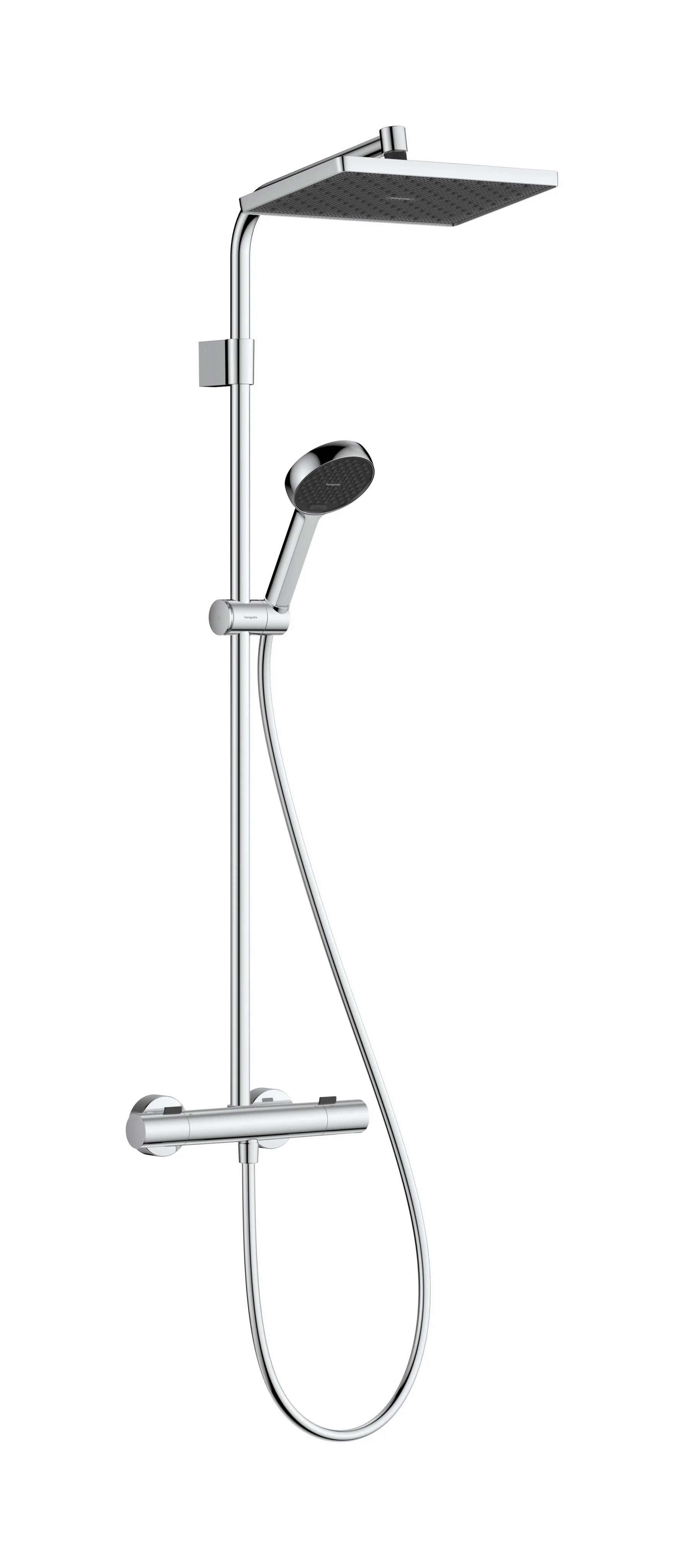 Activera Q Showerpipe 290/180 1jet EcoSmart mit Ecostat Fine, Oberfläche: Chrom