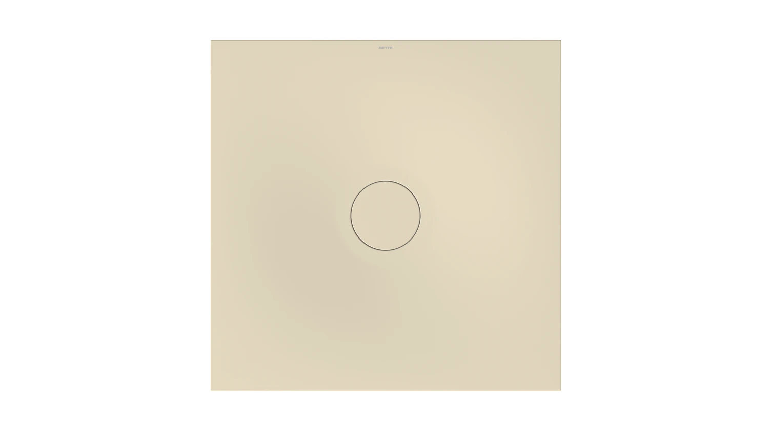 Bette quadrat Duschwanne „BetteAir“ 1000 × 1000 mm mit BetteAntirutsch Pro, ohne Oberflächenveredelung, ohne Wannenträger, in Jasmin