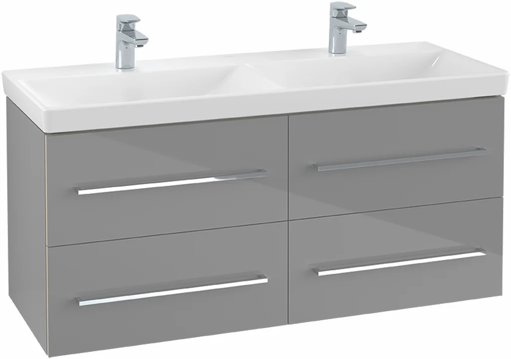 Villeroy & Boch Avento Waschbeckenunterschrank A89300, 1180 x 514 x 484 mm, Graphite