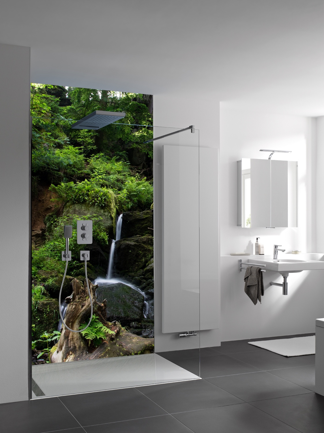 HSK Wandverkleidung „RenoDeco“ individueller Fotodruck mit Hochglanz-Oberfläche 1500 × 2550 mm Hochglanz