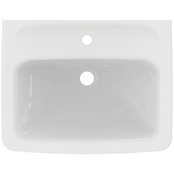 Ideal Standard Eurovit Waschtisch 60 cm, weiß mit Hahnloch und Überlauf Ideal Standard Eurovit Waschtisch 60 cm, weiß mit Hahnloch und Überlauf