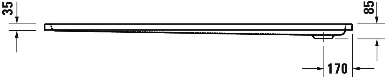 Duravit rechteck Duschwanne „D-Code“ 180 × 80 cm mit Antislip Duravit rechteck Duschwanne „D-Code“ 180 × 80 cm mit Antislip