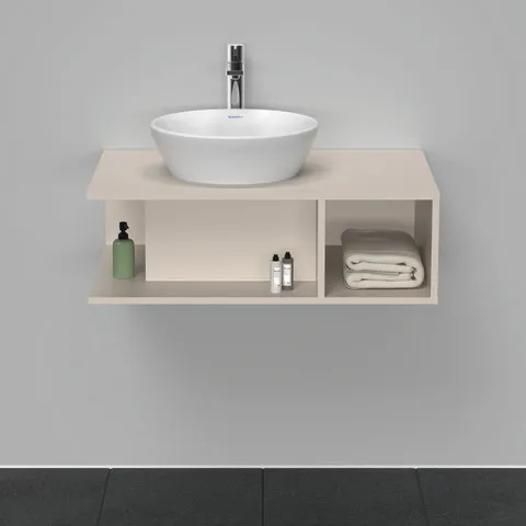 Duravit Waschtischunterschrank wandhängend „D-Neo“ 80 × 26 × 55 cm Taupe Matt Duravit Waschtischunterschrank wandhängend „D-Neo“ 80 × 26 × 55 cm Taupe Matt