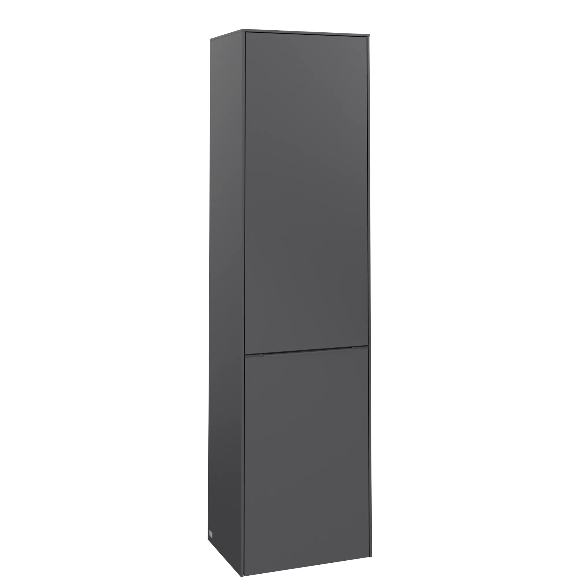 Villeroy & Boch Hochschrank mit Wäschekorb-Klappe „Subway 3.0“ 45 × 171 × 36,2 × 36,2 cm 1 Tür, 1 Wäscheklappe, 1 × fixer Fachboden, Anschlag: links, 2 × Glasfachboden, 1 Tür, Anschlag links