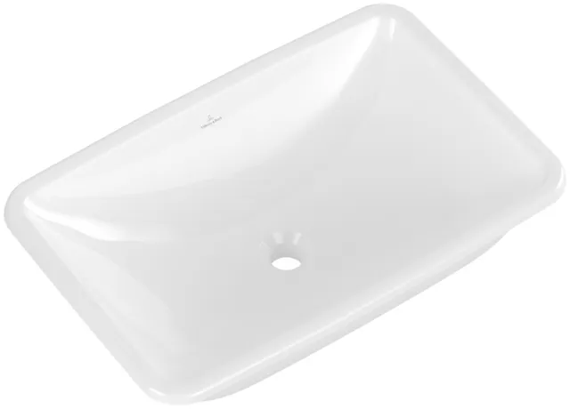 Villeroy & Boch Einbauwaschtisch aus TitanCeram „Loop & Friends“ ⌀ mm, ohne Hahnlochbohrung