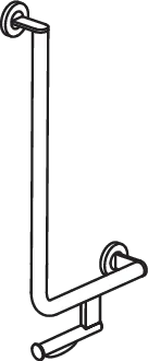 HEWI Haltegriff Ausführung rechts „System 900“ in Dunkelgrau tiefmatt HEWI Haltegriff Ausführung rechts „System 900“ in Dunkelgrau tiefmatt