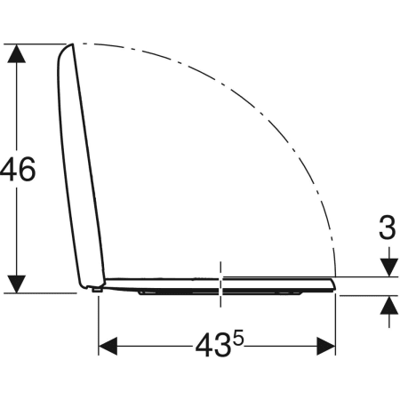 Set-Tiefspül-WC Geberit Wand-WC Renova ohne Spülrand mit WC-Sitz Soft Closing von Geberit Set-Tiefspül-WC Geberit Wand-WC Renova ohne Spülrand mit WC-Sitz Soft Closing von Geberit