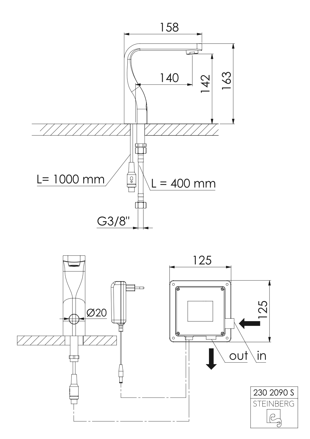 Steinberg Serie 230 Armatur