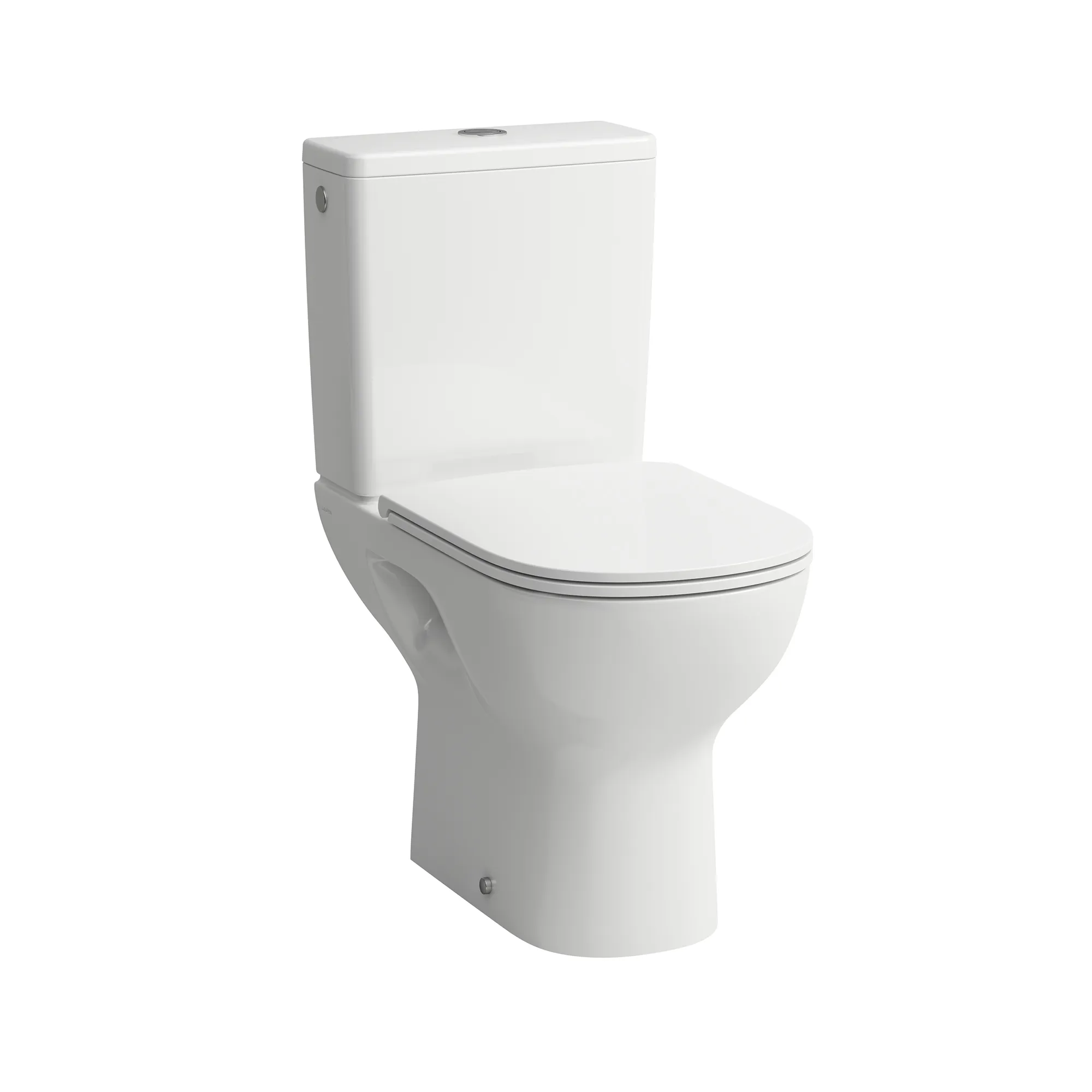 Laufen Stand-Tiefspül-WC Keramikhohe 43 cm „Lua“ 360 × 420 × 650 mm in Weiß, Abgang waagerecht, ohne Spülrand Laufen Stand-Tiefspül-WC Keramikhohe 43 cm „Lua“ 360 × 420 × 650 mm in Weiß, Abgang waagerecht, ohne Spülrand