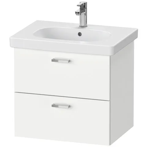 Duravit Waschtischunterschrank wandhängend „XBase“ 60 × 56 × 45,8 cm in Weiß Matt