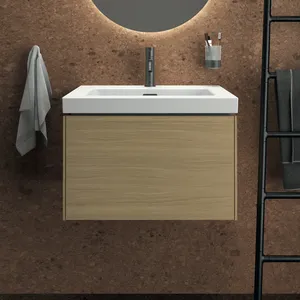Ideal Standard Möbelwaschtischunterschrank Conca 1 Auszug 600x505x370mm Eiche hell