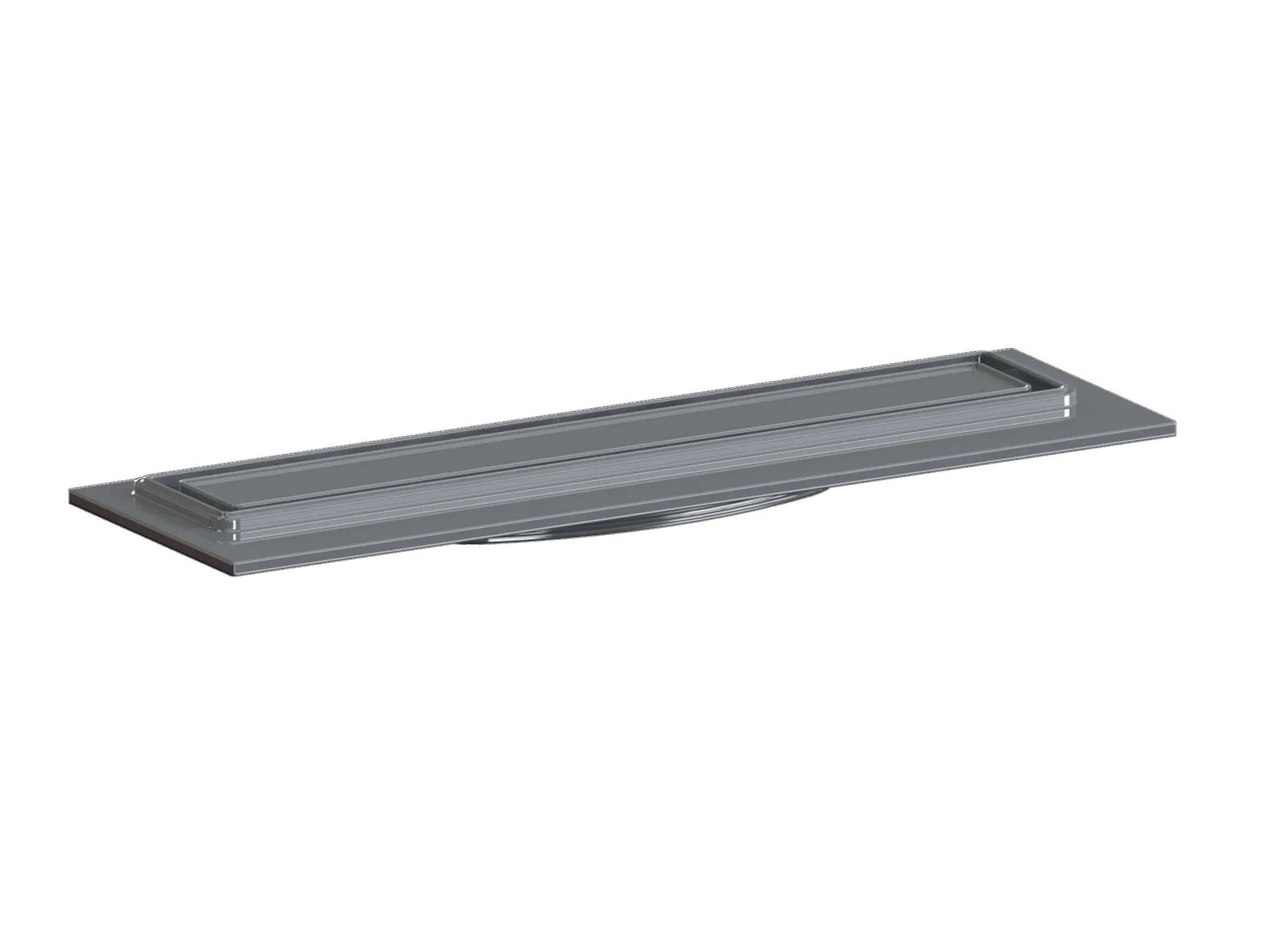 Duschrinne CeraFrame Liquid senkrecht, 270 x 47 mm