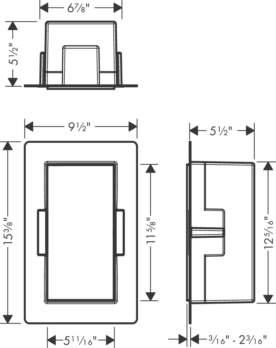 Hansgrohe Modul „XtraStoris Rock“ Hansgrohe Modul „XtraStoris Rock“