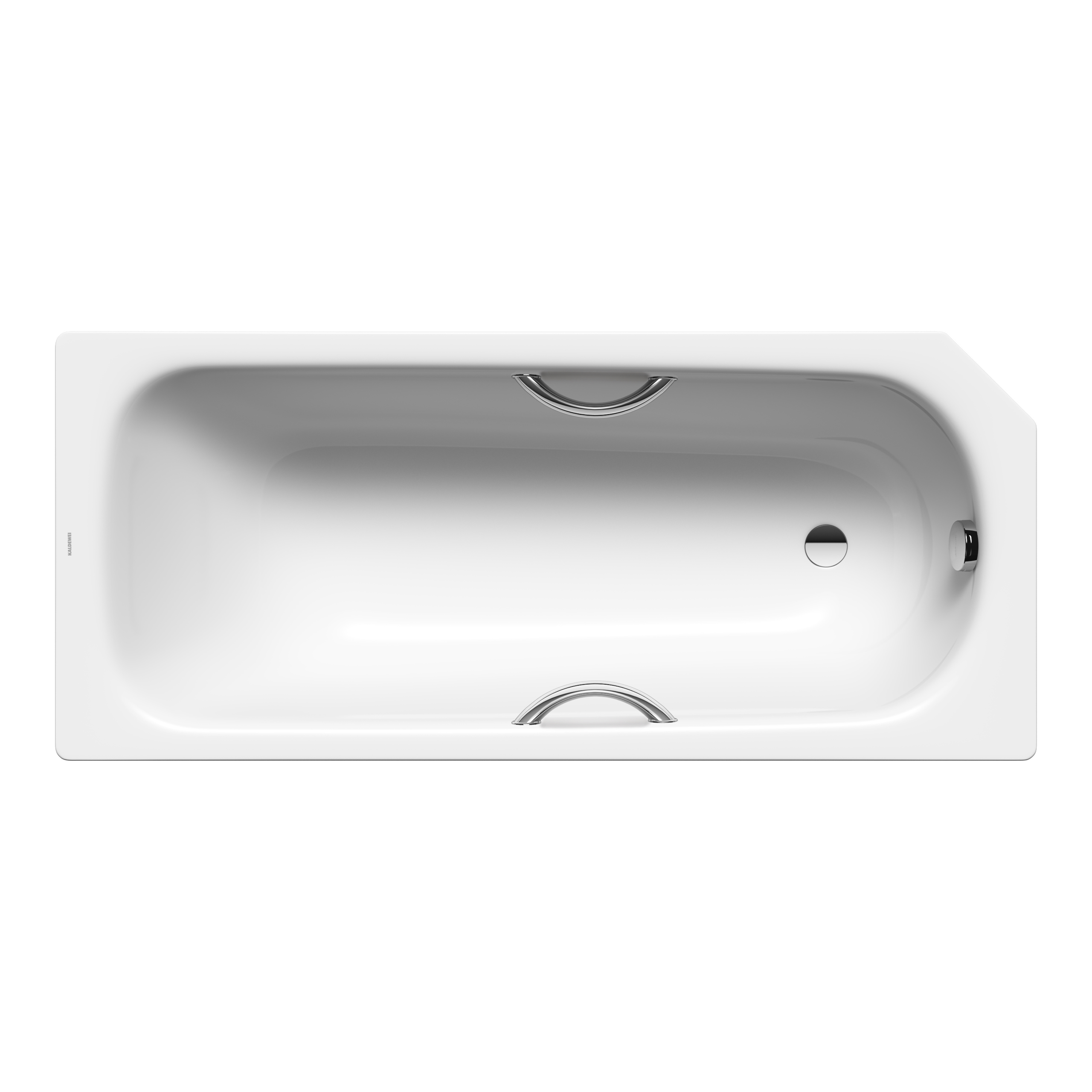 Kaldewei fünfeck rechteck Badewanne „Saniform V3“ Star 160 × 70 cm in alpinweiß, 