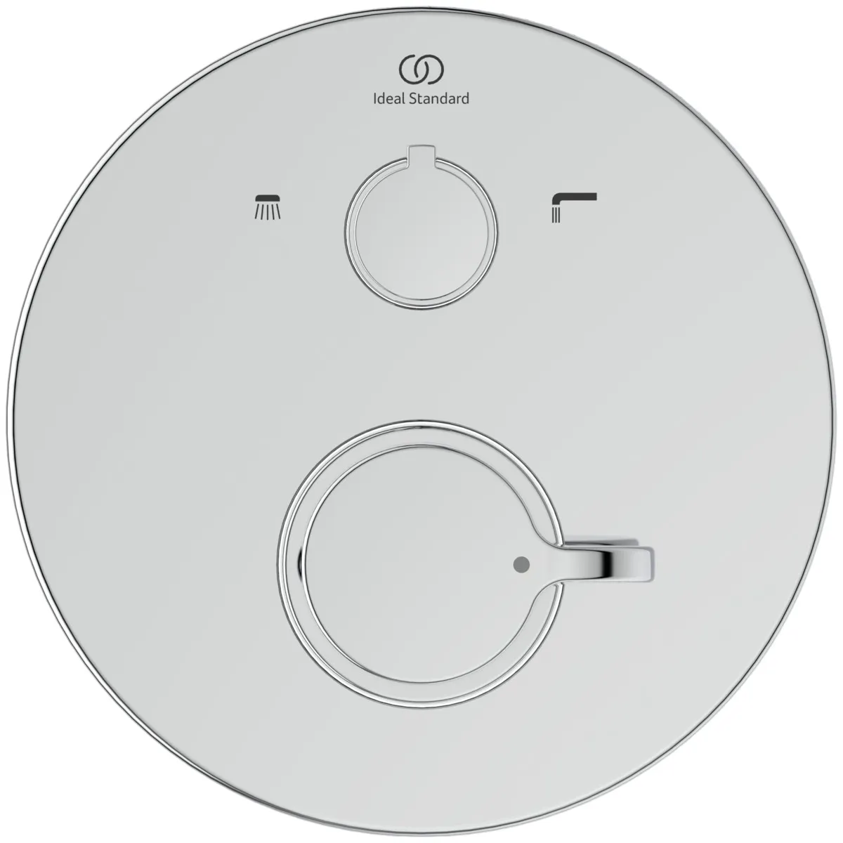 Badethermostat Unterputz Ceraplus Safe Bausatz 2 Rosette Durchmesser:163mm Chrom Badethermostat Unterputz Ceraplus Safe Bausatz 2 Rosette Durchmesser:163mm Chrom