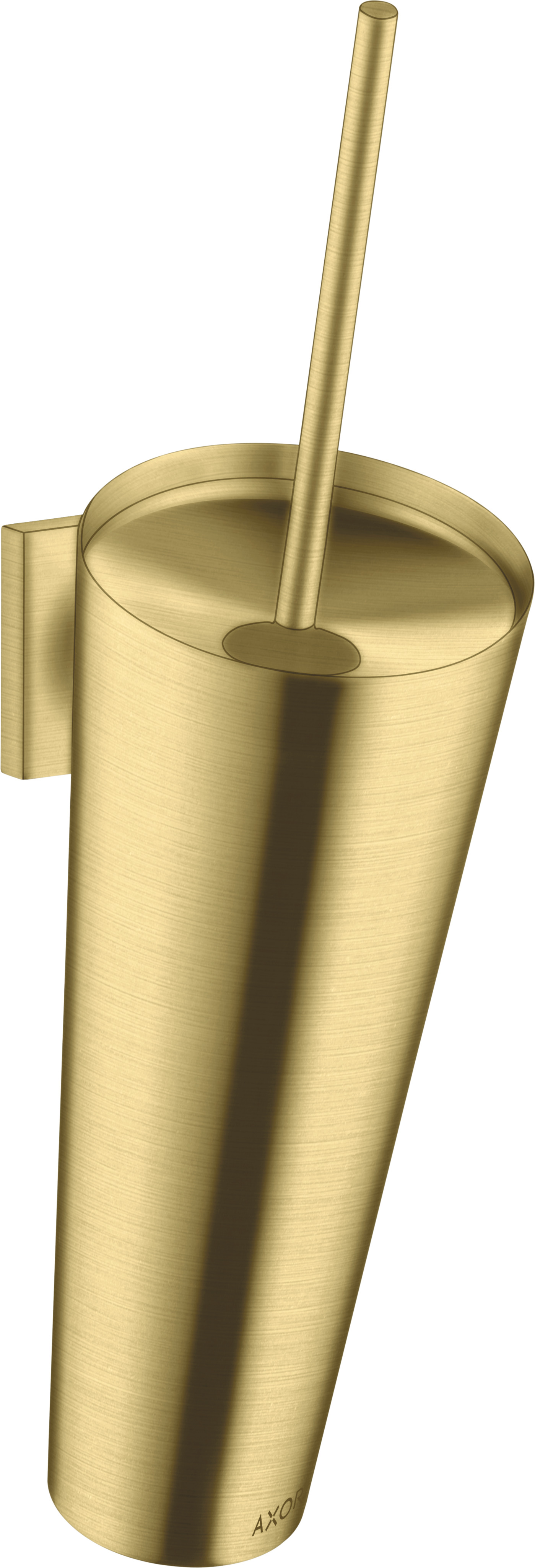 AXOR Starck Organic Toilettenbürstenhalter Wandmontage Brushed Brass