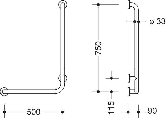 HEWI Haltegriff „Serie 805“