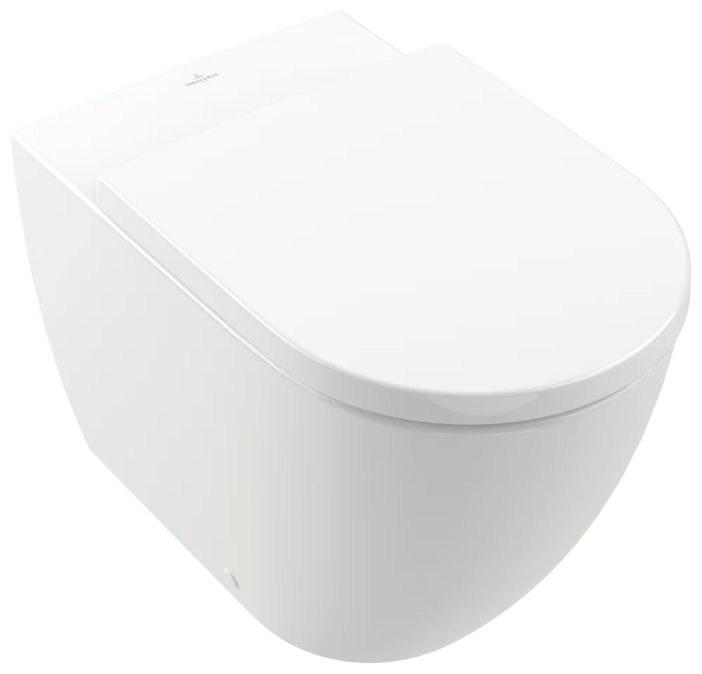 Villeroy & Boch Subway 3.0 Tiefspül-WC spülrandlos, Oval, bodenstehend, Weiß Alpin