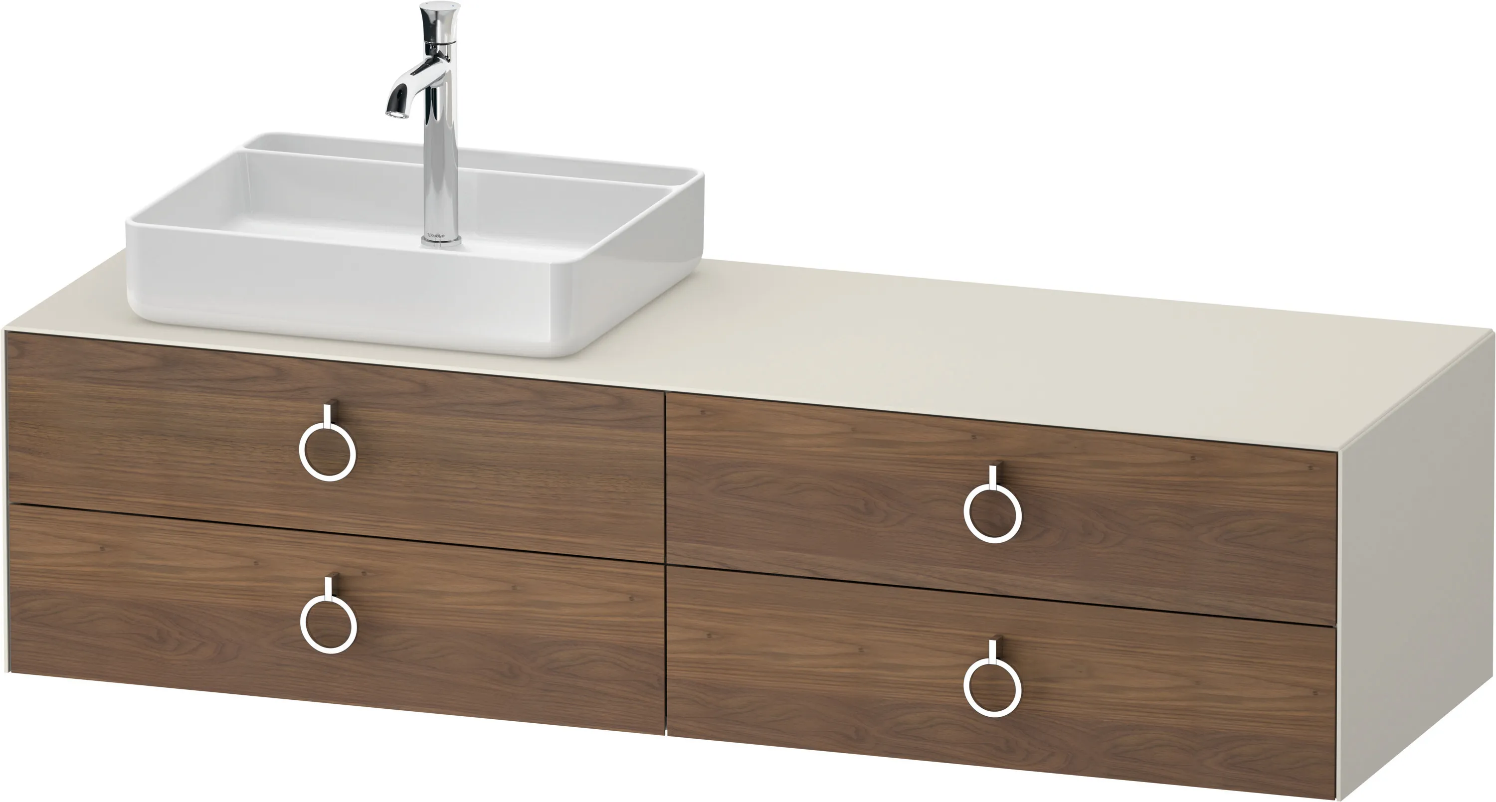 Duravit Waschtischunterschrank „White Tulip“, mit Beleuchtung