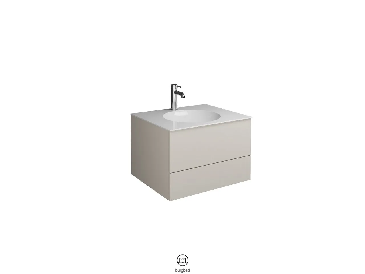 burgbad Badmöbelset „Coco“ in Sand Solid Matt