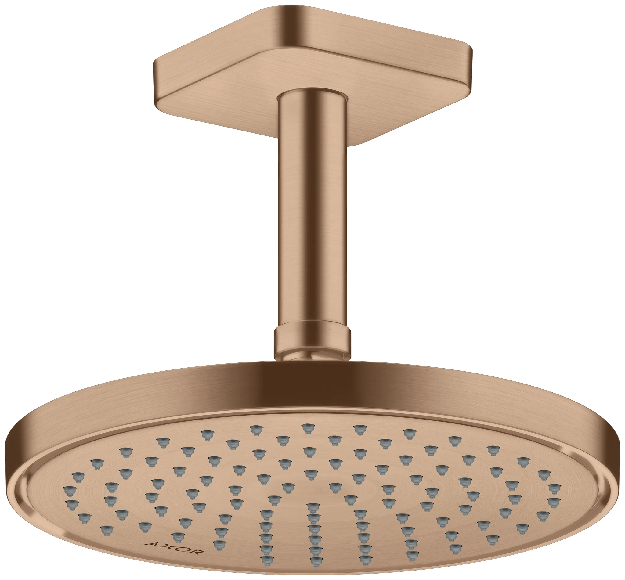 Hansgrohe AXOR ShowerSolutions Kopfbrause 220 1jet EcoSmart, Brushed Red Gold Hansgrohe AXOR ShowerSolutions Kopfbrause 220 1jet EcoSmart, Brushed Red Gold