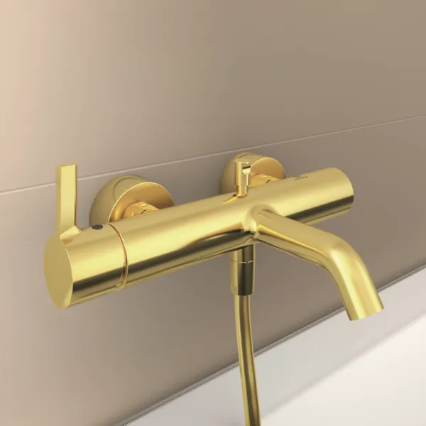 Ideal Standard Badearmatur Aufputz Joy Arm Brushed Gold BC787A2 Ideal Standard Badearmatur Aufputz Joy Arm Brushed Gold BC787A2