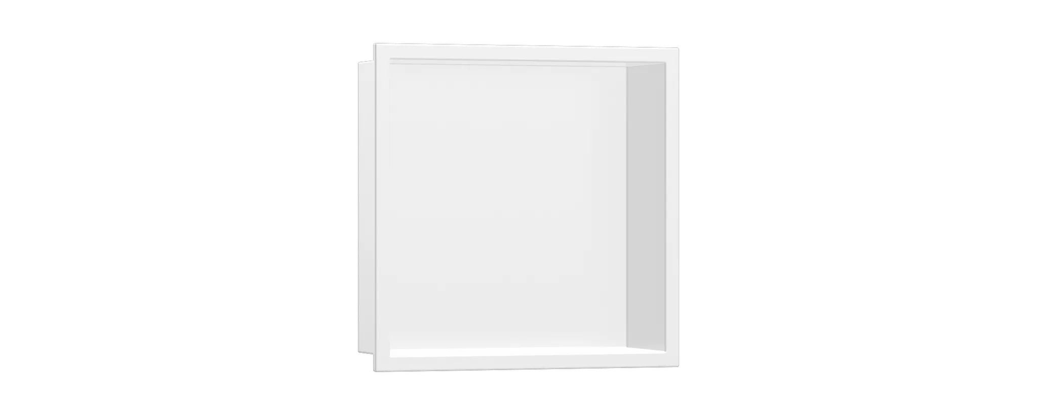 Hansgrohe XtraStoris Original Wandnische mit Rahmen 300/300/100, Mattweiß Hansgrohe XtraStoris Original Wandnische mit Rahmen 300/300/100, Mattweiß