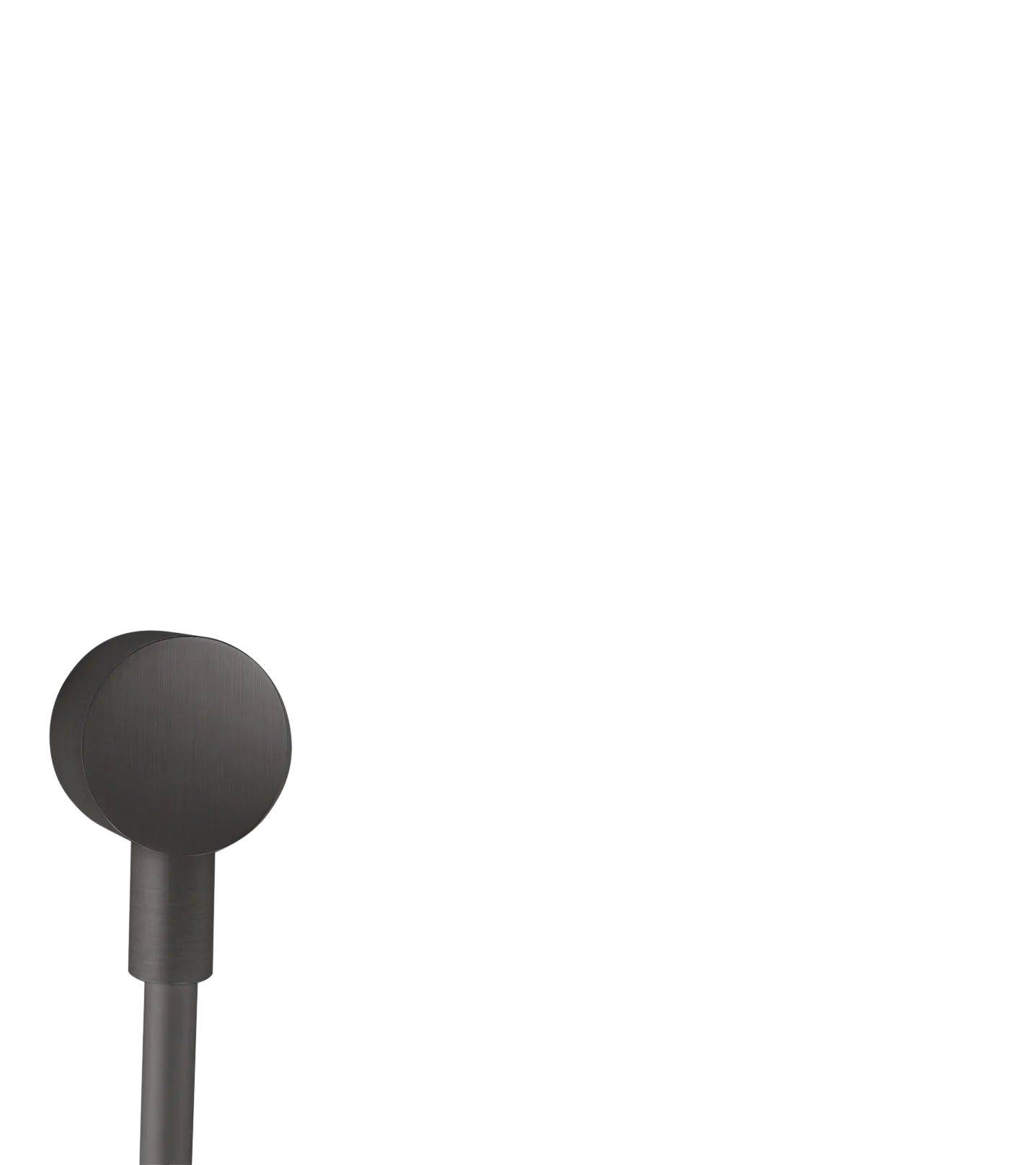 Hansgrohe AXOR Starck Schlauchanschluss rund Brushed Black Chrome DN15 BBC G 1/2 Hansgrohe AXOR Starck Schlauchanschluss rund Brushed Black Chrome DN15 BBC G 1/2
