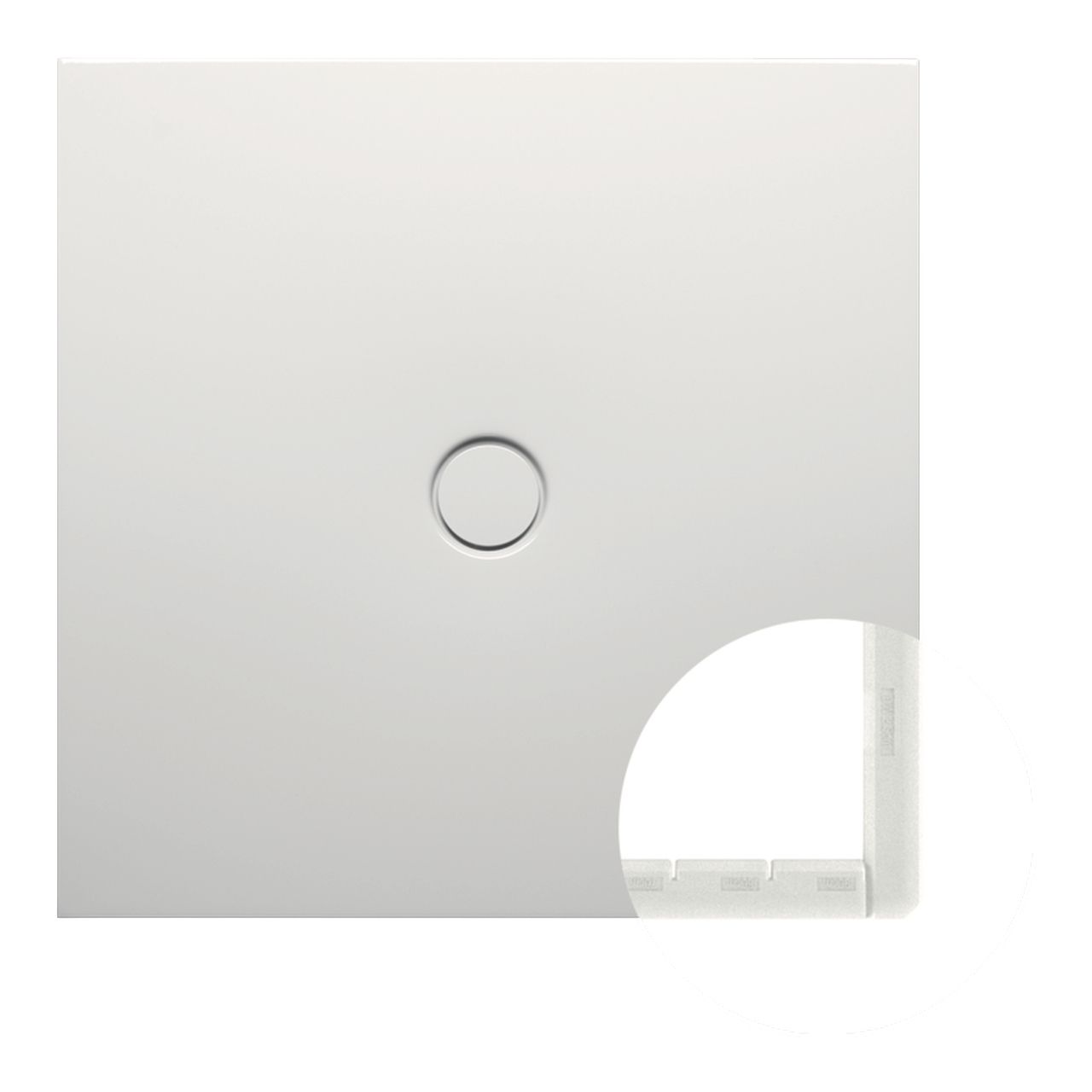 BetteFloor mit Minimum-Wannenträger 1200 × 1000 mm, Weiß, BetteAntirutsch Duschwanne, Sonderangebot