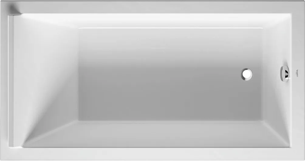 Duravit Badewanne „Starck“ rechteck 1700 × 900 mm, Fußablauf in Weiß Ablauf: Fußablauf / Größe: 170 × 90 cm / Whirlsystem: ohne Whirlsystem Duravit Badewanne „Starck“ rechteck 1700 × 900 mm, Fußablauf in Weiß Ablauf: Fußablauf / Größe: 170 × 90 cm / Whirlsystem: ohne Whirlsystem
