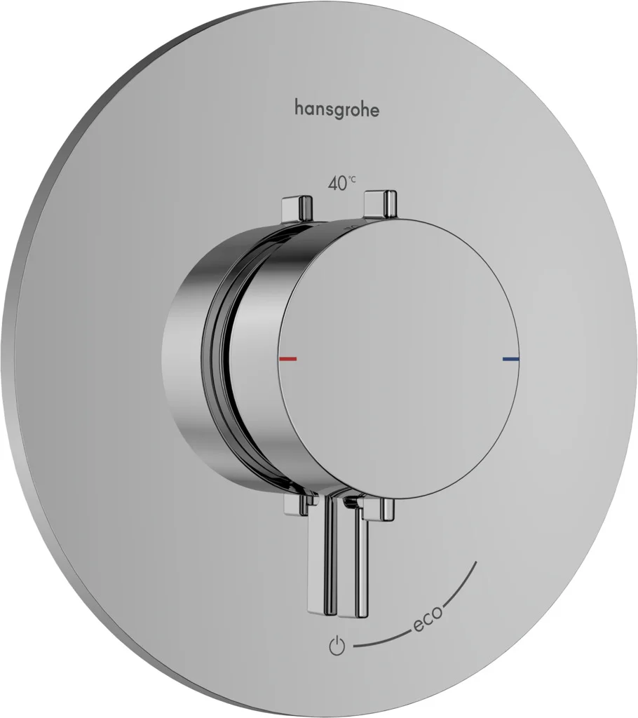 Hansgrohe Ecostat Comfort S Thermostat Unterputz, Chrom, 1 Verbraucher, Temperatur- und Volumensteuerung, einfache Installation Hansgrohe Ecostat Comfort S Thermostat Unterputz, Chrom, 1 Verbraucher, Temperatur- und Volumensteuerung, einfache Installation