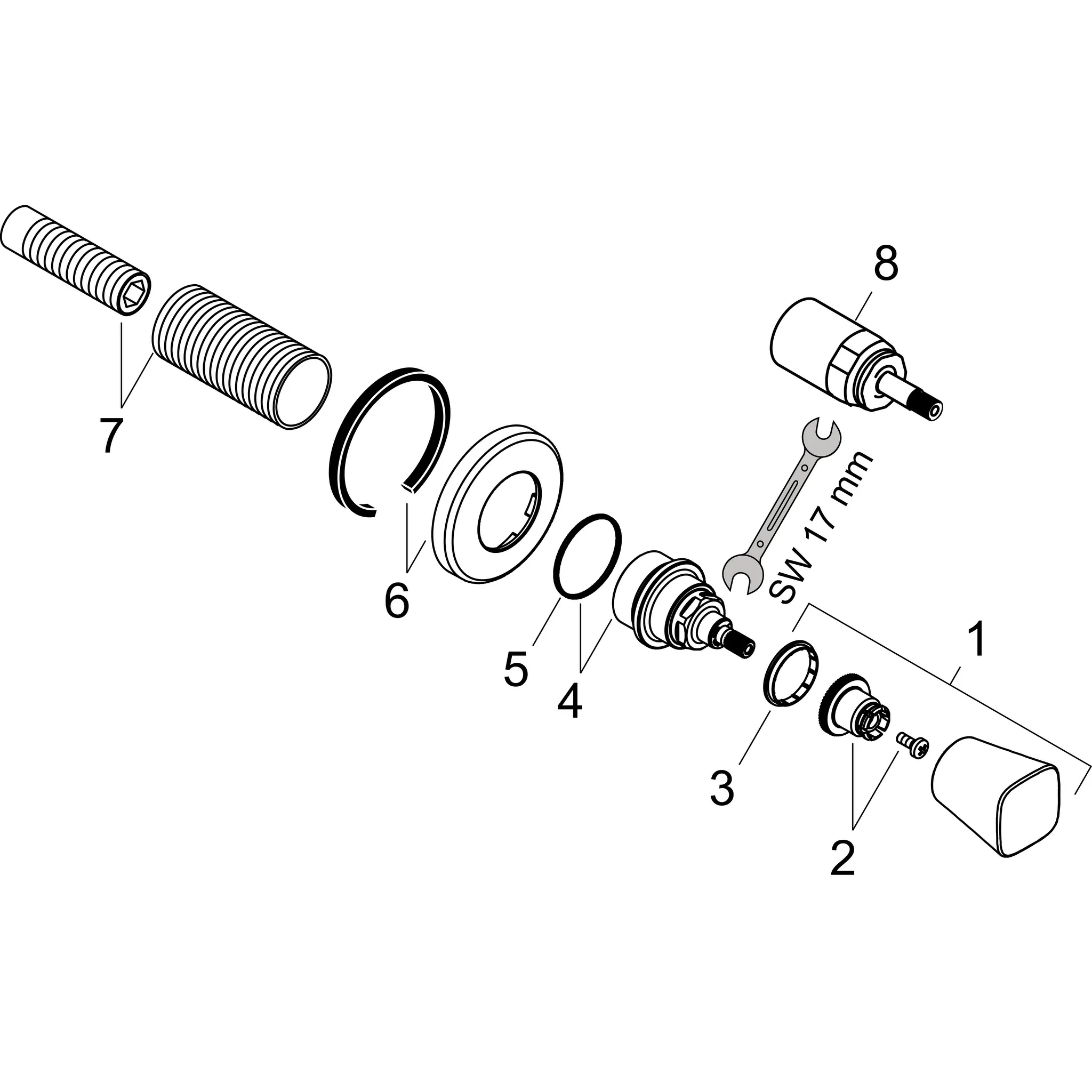 Absperrventil Unterputz Logis Fertigset chrom Absperrventil Unterputz Logis Fertigset chrom