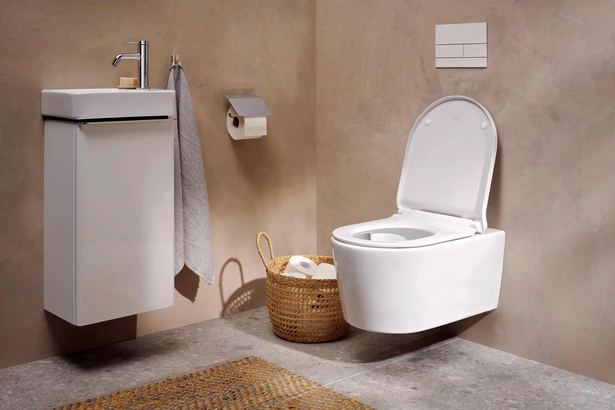 WC „EluPura S“, Befestigung verdeckt WC „EluPura S“, Befestigung verdeckt